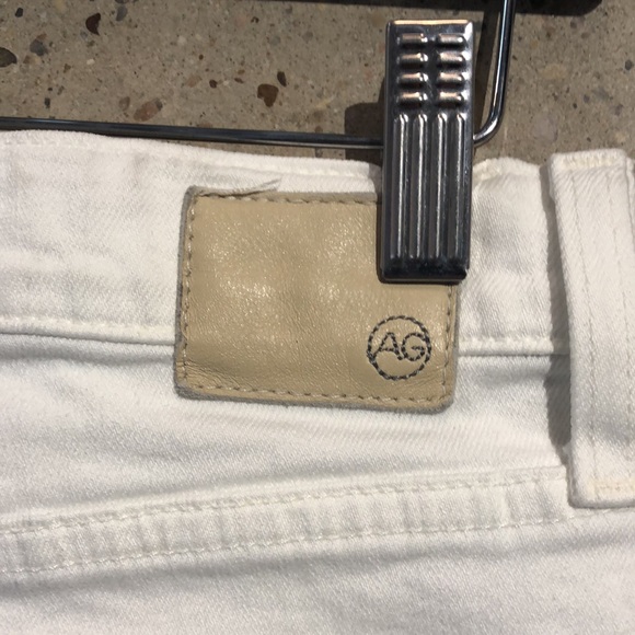 AG Adriano Goldschmied Ex-Boyfriend Slim 1 Year Tonal White Slouchy Jeans - Picture 6 of 10